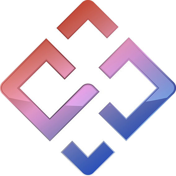 SurveyGauge Metallic Logo in Colours on Transparent Background